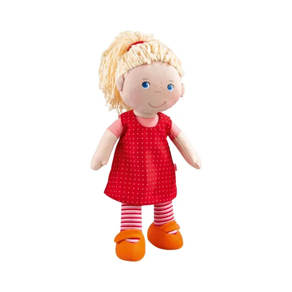 HABA Stoffpuppe Annelie mit wechselbarer Kleidung, 30 cm