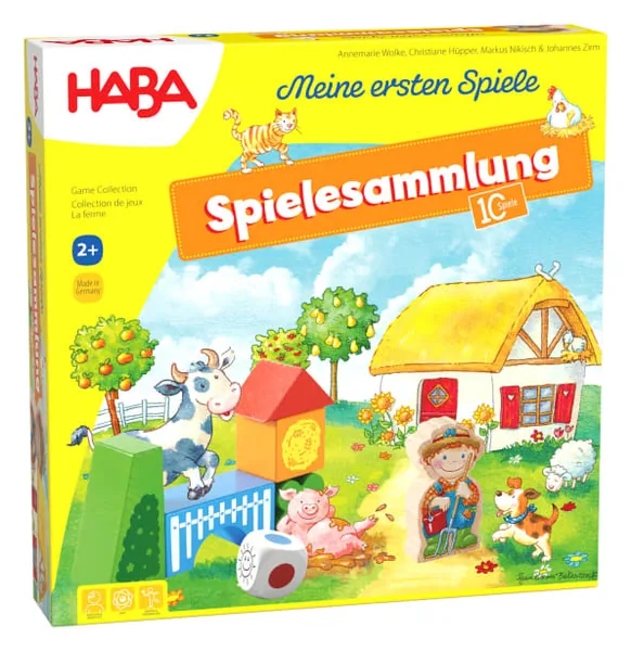 HABA Meine ersten Spiele: Spielesammlung, 10 Spiele (1304223)