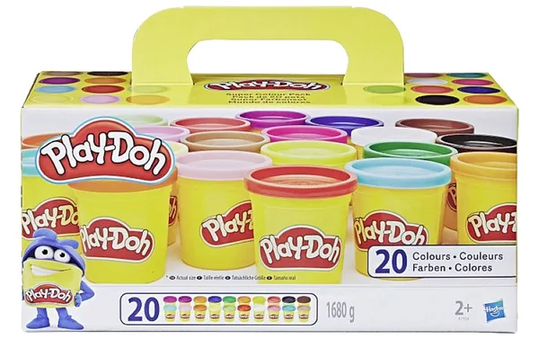 Play-Doh (Hasbro) Play-Doh Super Colour Set, 20 Dosen (A7924)